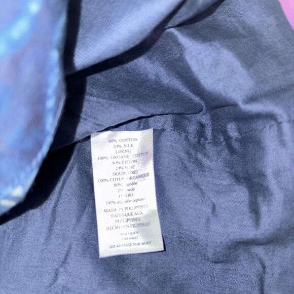 Faherty Solstice Mini Dress Sunburst Mix Print Silk Blend $298 XS New Boho Girli - Picture 11 of 13